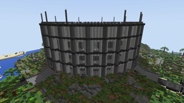 The Arena, the colosseum at spawn on Nomans